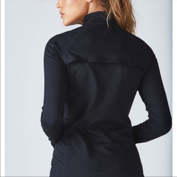 Fabletics Black Zip Up JoJo Workout Jacket Small - Picture 3 of 11